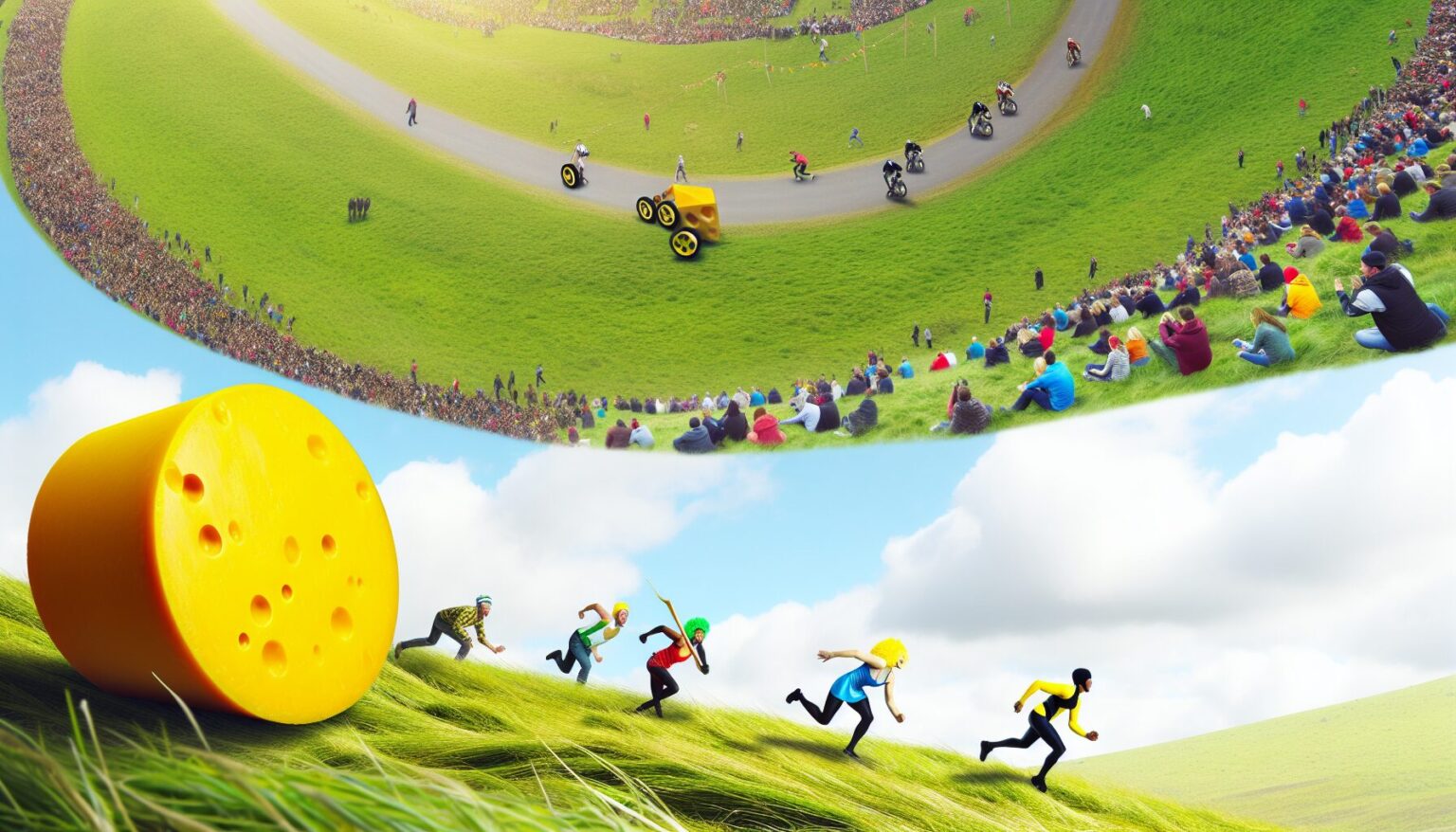 Das verrückte Käserollen von Cooper&amp;#39;s Hill - Eine Tradition voller Mut ...