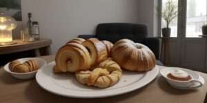 Croissant-Wettessen
