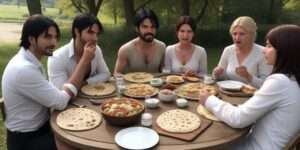 Paratha-Wettessen